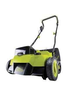 Sun Joe® 48V ION+ Cordless 15-Inch 5-Position Walk-Behind Lawn Dethatcher -Garden Care Shop 8612541 03v