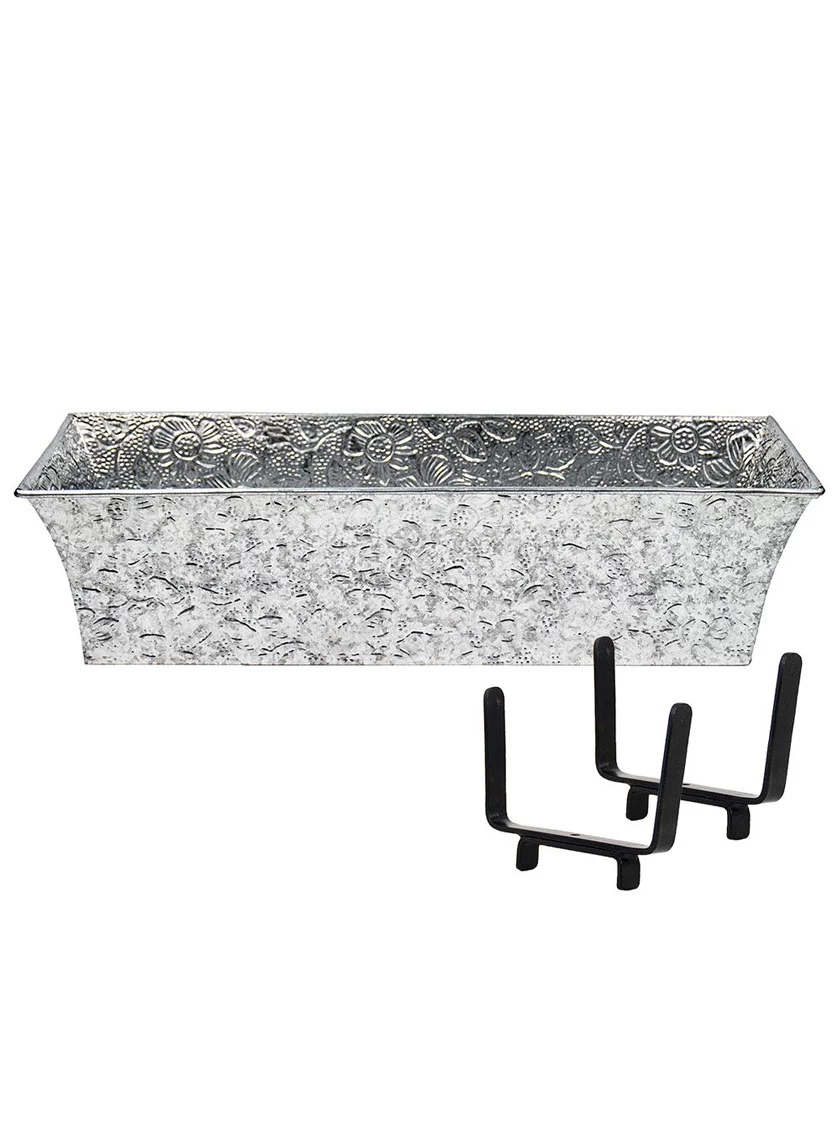 Achla Designs Handrail Flowerbox Bracket Kit For Rail 6 Achla Designs Handrail Flowerbox Bracket Kit For Rail - Image 4