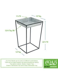 Achla Designs Arne Plant Stand -Garden Care Shop 8612899 01v