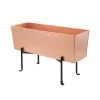 Achla Designs Copper Flower Box With Folding Stand -Garden Care Shop 8612914 02v achla designs copper flower box with folding stand