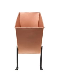 Achla Designs Copper Flower Box With Folding Stand -Garden Care Shop 8612914 03v
