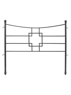 Achla Designs Square-on-Squares Fence Sections, Set Of 4 -Garden Care Shop 8612992 04v