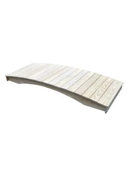 Plank Garden Bridge Unfinished 3' X 10' -Garden Care Shop 8613097 01v