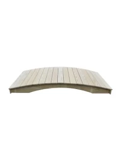 Plank Garden Bridge Unfinished 4' X 10' -Garden Care Shop 8613126 01v 1