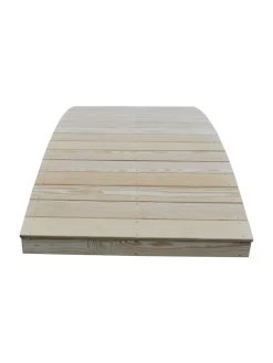 Plank Garden Bridge Unfinished 4' X 8' -Garden Care Shop 8613126 04v