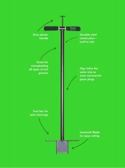 Yard Butler® Sod Plugger -Garden Care Shop 8613169 02v