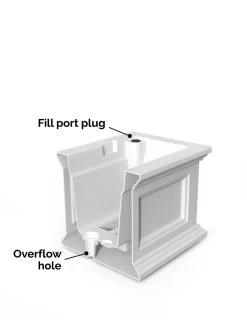 Fairfield Self-Watering Window Box, 2’ -Garden Care Shop 8613268 04V tif