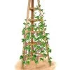 Cedar Obelisk, 8' -Garden Care Shop 8613322 art flat wooden obelisk