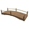 Acorn Garden Bridge Finished 3' X 8' -Garden Care Shop 8613401 01v acorn garden bridge finished 3 foot x 8 foot