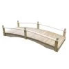 Acorn Garden Bridge Unfinished 3' X 12' -Garden Care Shop 8613403 02v acorn garden bridge unfinished 3 foot x 12 foot