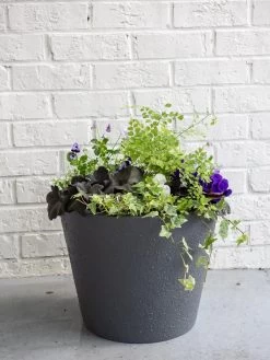 Self-Watering FiberStone Planters -Garden Care Shop 8613676 8646 self watering fiber clay pot 17 inches