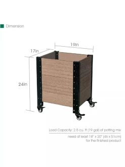 Mobile Deep Root Corner Planter 9 Mobile Deep Root Corner Planter -Garden Care Shop 8614266 04V 3 4