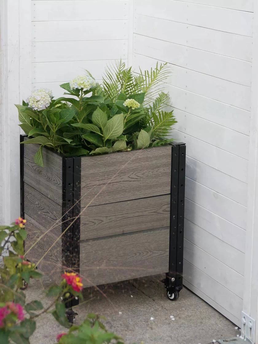 Mobile Deep Root Corner Planter 4 Mobile Deep Root Corner Planter - Image 2