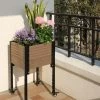 Mobile Elevated Corner Planter